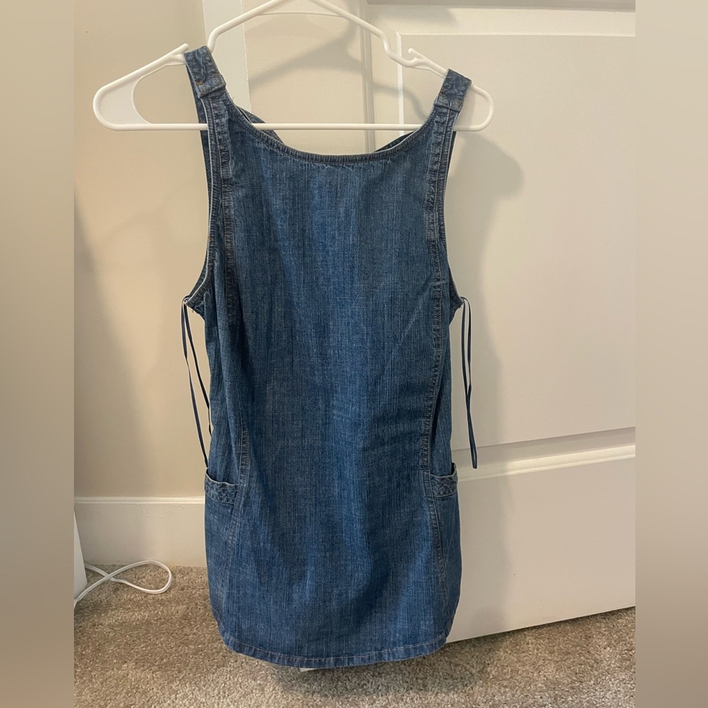 Free People Blue Denim Top
